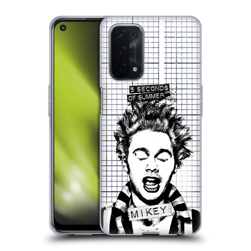 5 Seconds of Summer Solos Grained Mikey Soft Gel Case for OPPO A54 5G