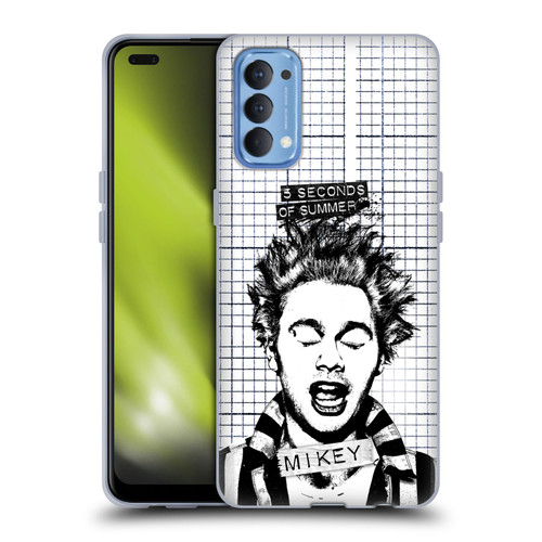 5 Seconds of Summer Solos Grained Mikey Soft Gel Case for OPPO Reno 4 5G