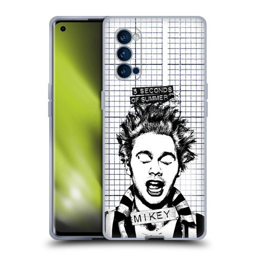 5 Seconds of Summer Solos Grained Mikey Soft Gel Case for OPPO Reno 4 Pro 5G