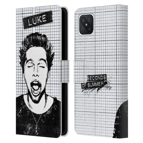 5 Seconds of Summer Solos Grained Luke Leather Book Wallet Case Cover For OPPO Reno4 Z 5G