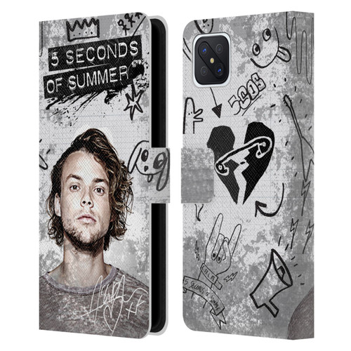 5 Seconds of Summer Solos Vandal Ashton Leather Book Wallet Case Cover For OPPO Reno4 Z 5G