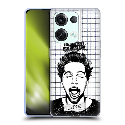 5 Seconds of Summer Solos Grained Luke Soft Gel Case for OPPO Reno8 Pro