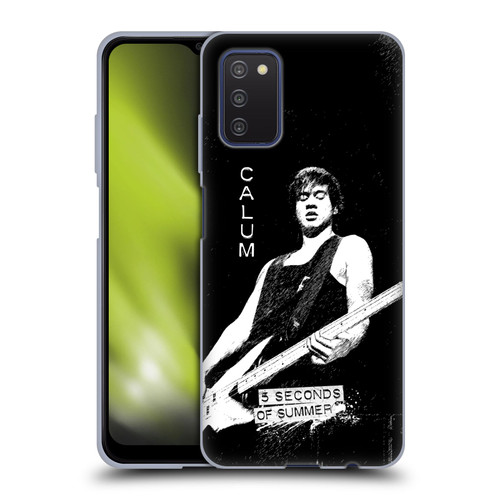 5 Seconds of Summer Solos BW Calum Soft Gel Case for Samsung Galaxy A03s (2021)