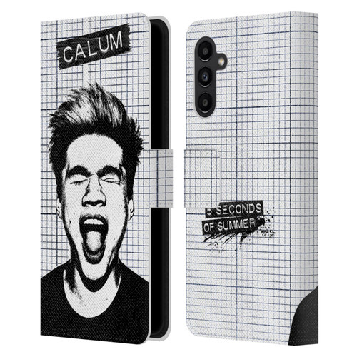 5 Seconds of Summer Solos Grained Calum Leather Book Wallet Case Cover For Samsung Galaxy A13 5G (2021)