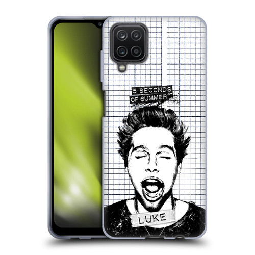 5 Seconds of Summer Solos Grained Luke Soft Gel Case for Samsung Galaxy A12 (2020)