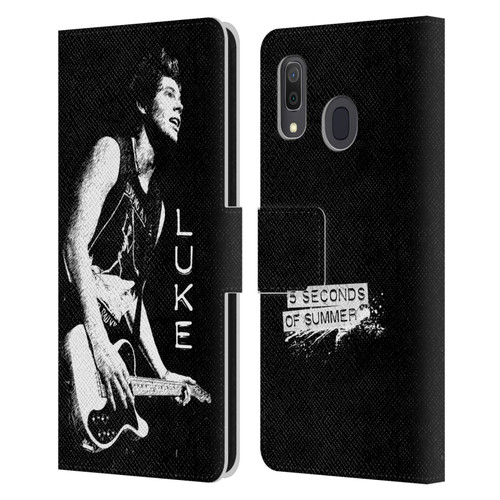 5 Seconds of Summer Solos BW Luke Leather Book Wallet Case Cover For Samsung Galaxy A33 5G (2022)