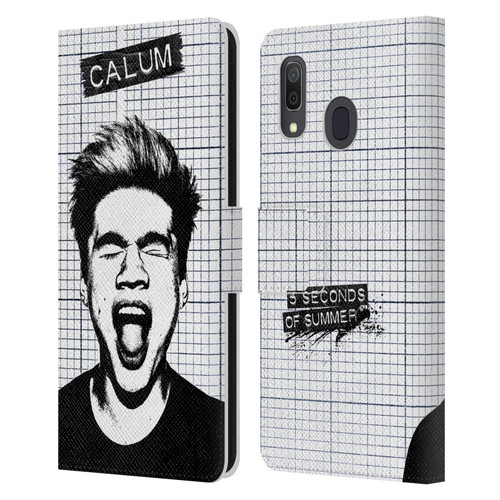 5 Seconds of Summer Solos Grained Calum Leather Book Wallet Case Cover For Samsung Galaxy A33 5G (2022)