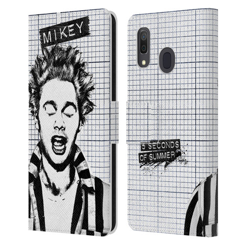 5 Seconds of Summer Solos Grained Mikey Leather Book Wallet Case Cover For Samsung Galaxy A33 5G (2022)