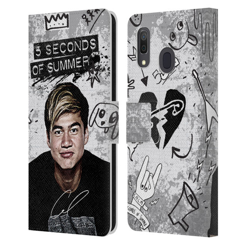 5 Seconds of Summer Solos Vandal Calum Leather Book Wallet Case Cover For Samsung Galaxy A33 5G (2022)