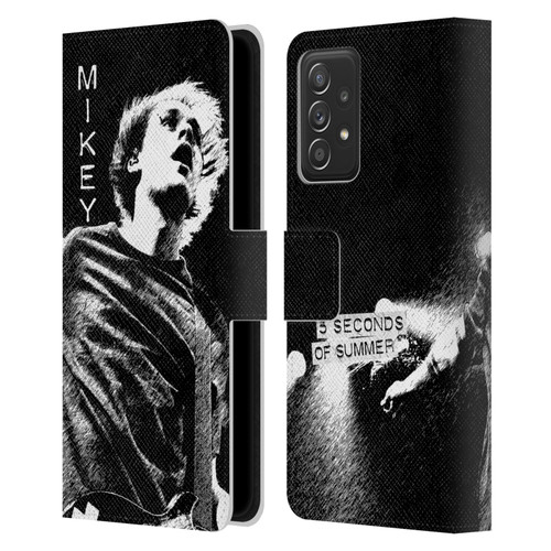 5 Seconds of Summer Solos BW Mikey Leather Book Wallet Case Cover For Samsung Galaxy A53 5G (2022)