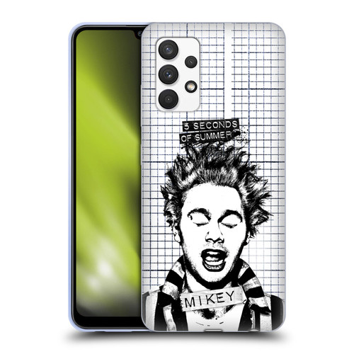 5 Seconds of Summer Solos Grained Mikey Soft Gel Case for Samsung Galaxy A32 (2021)