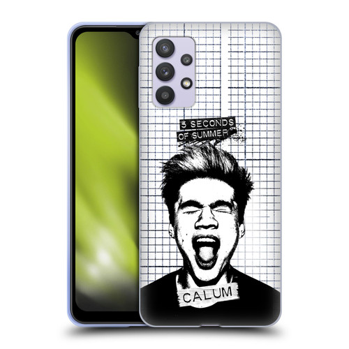 5 Seconds of Summer Solos Grained Calum Soft Gel Case for Samsung Galaxy A32 5G / M32 5G (2021)