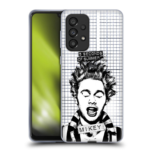 5 Seconds of Summer Solos Grained Mikey Soft Gel Case for Samsung Galaxy A33 5G (2022)