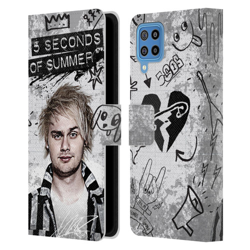 5 Seconds of Summer Solos Vandal Mikey Leather Book Wallet Case Cover For Samsung Galaxy F22 (2021)