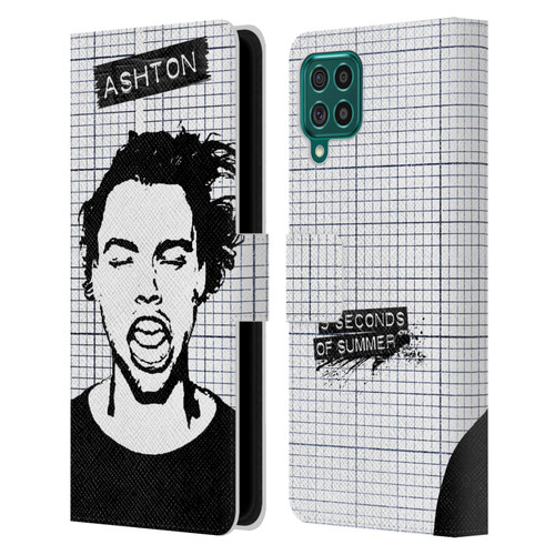 5 Seconds of Summer Solos Grained Ashton Leather Book Wallet Case Cover For Samsung Galaxy F62 (2021)