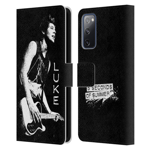 5 Seconds of Summer Solos BW Luke Leather Book Wallet Case Cover For Samsung Galaxy S20 FE / 5G