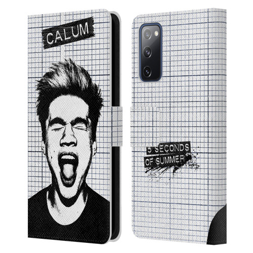 5 Seconds of Summer Solos Grained Calum Leather Book Wallet Case Cover For Samsung Galaxy S20 FE / 5G