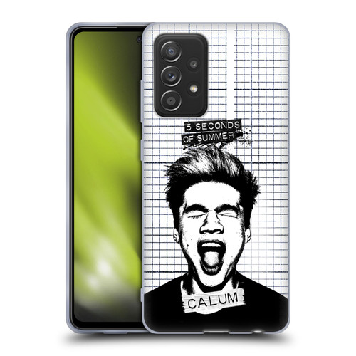 5 Seconds of Summer Solos Grained Calum Soft Gel Case for Samsung Galaxy A52 / A52s / 5G (2021)
