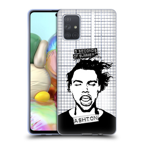 5 Seconds of Summer Solos Grained Ashton Soft Gel Case for Samsung Galaxy A71 (2019)