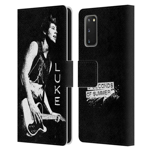 5 Seconds of Summer Solos BW Luke Leather Book Wallet Case Cover For Samsung Galaxy S20 / S20 5G