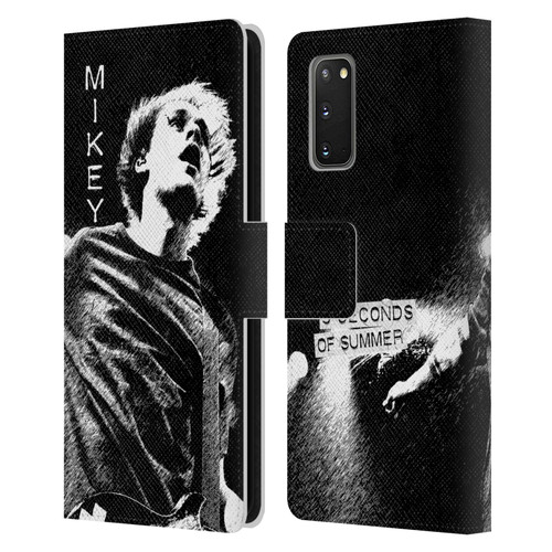 5 Seconds of Summer Solos BW Mikey Leather Book Wallet Case Cover For Samsung Galaxy S20 / S20 5G