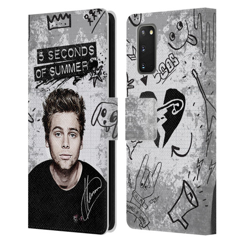 5 Seconds of Summer Solos Vandal Luke Leather Book Wallet Case Cover For Samsung Galaxy S20 / S20 5G