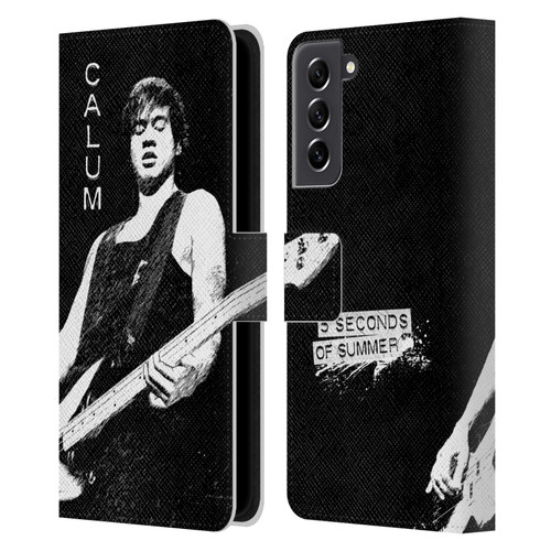 5 Seconds of Summer Solos BW Calum Leather Book Wallet Case Cover For Samsung Galaxy S21 FE 5G