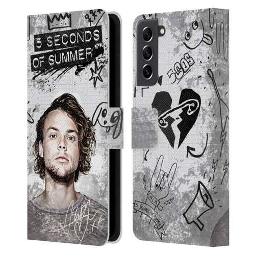 5 Seconds of Summer Solos Vandal Ashton Leather Book Wallet Case Cover For Samsung Galaxy S21 FE 5G