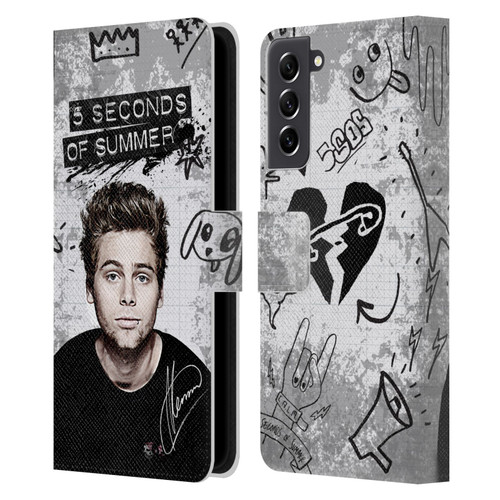 5 Seconds of Summer Solos Vandal Luke Leather Book Wallet Case Cover For Samsung Galaxy S21 FE 5G