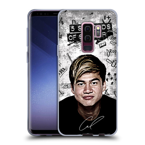 5 Seconds of Summer Solos Vandal Calum Soft Gel Case for Samsung Galaxy S9+ / S9 Plus