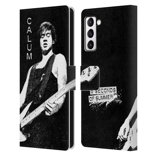 5 Seconds of Summer Solos BW Calum Leather Book Wallet Case Cover For Samsung Galaxy S21+ 5G