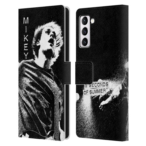 5 Seconds of Summer Solos BW Mikey Leather Book Wallet Case Cover For Samsung Galaxy S21+ 5G