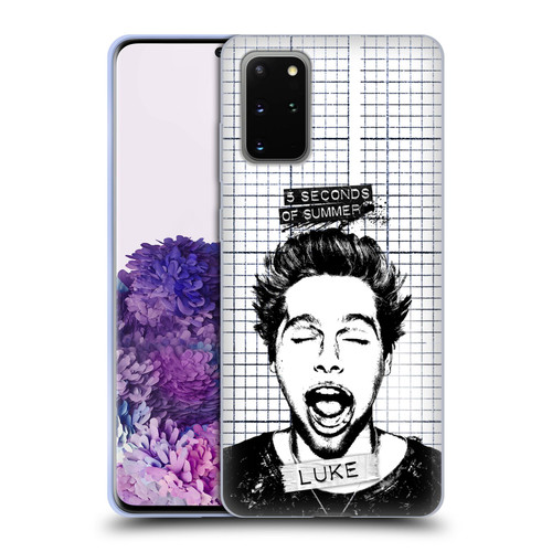 5 Seconds of Summer Solos Grained Luke Soft Gel Case for Samsung Galaxy S20+ / S20+ 5G