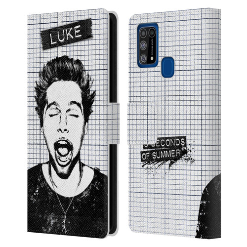 5 Seconds of Summer Solos Grained Luke Leather Book Wallet Case Cover For Samsung Galaxy M31 (2020)