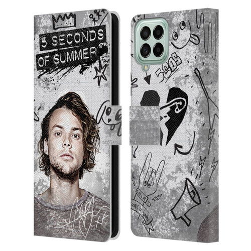 5 Seconds of Summer Solos Vandal Ashton Leather Book Wallet Case Cover For Samsung Galaxy M53 (2022)