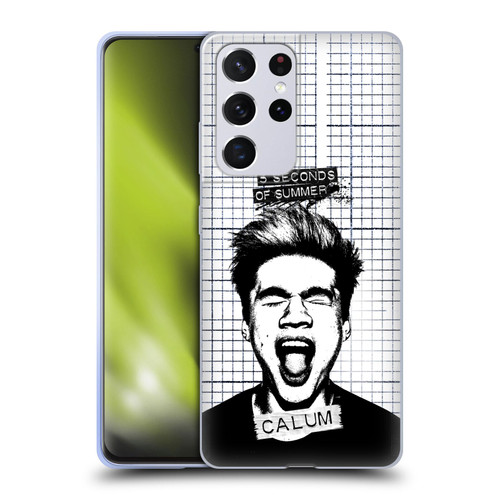 5 Seconds of Summer Solos Grained Calum Soft Gel Case for Samsung Galaxy S21 Ultra 5G