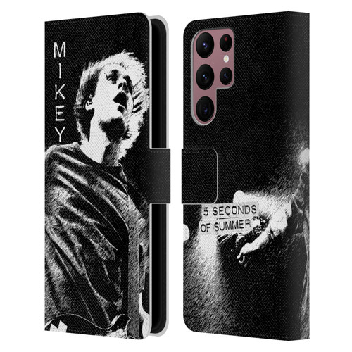 5 Seconds of Summer Solos BW Mikey Leather Book Wallet Case Cover For Samsung Galaxy S22 Ultra 5G