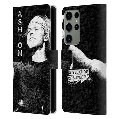 5 Seconds of Summer Solos BW Ashton Leather Book Wallet Case Cover For Samsung Galaxy S23 Ultra 5G