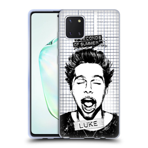 5 Seconds of Summer Solos Grained Luke Soft Gel Case for Samsung Galaxy Note10 Lite