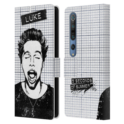 5 Seconds of Summer Solos Grained Luke Leather Book Wallet Case Cover For Xiaomi Mi 10 5G / Mi 10 Pro 5G