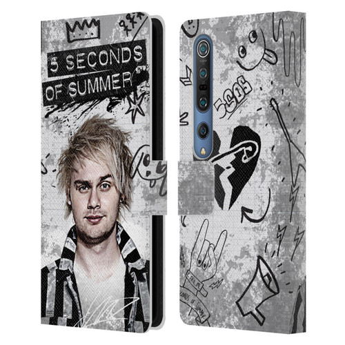 5 Seconds of Summer Solos Vandal Mikey Leather Book Wallet Case Cover For Xiaomi Mi 10 5G / Mi 10 Pro 5G