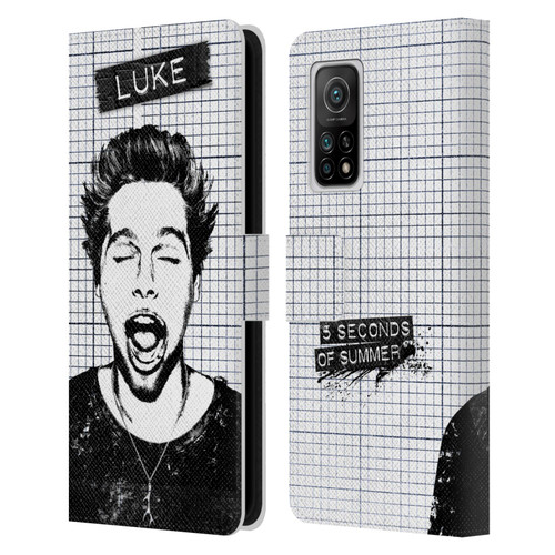 5 Seconds of Summer Solos Grained Luke Leather Book Wallet Case Cover For Xiaomi Mi 10T 5G
