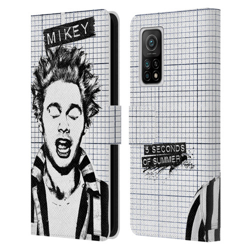 5 Seconds of Summer Solos Grained Mikey Leather Book Wallet Case Cover For Xiaomi Mi 10T 5G