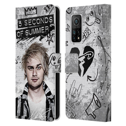 5 Seconds of Summer Solos Vandal Mikey Leather Book Wallet Case Cover For Xiaomi Mi 10T 5G
