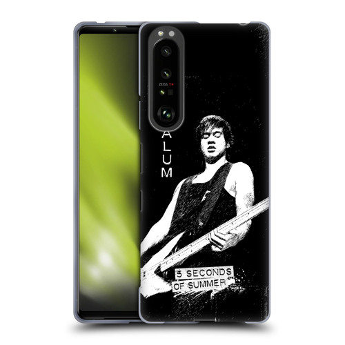 5 Seconds of Summer Solos BW Calum Soft Gel Case for Sony Xperia 1 III