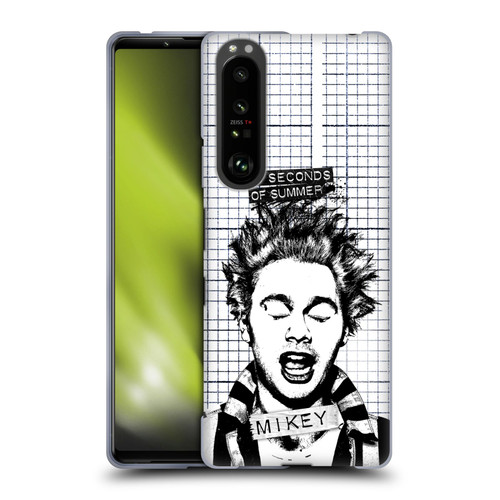 5 Seconds of Summer Solos Grained Mikey Soft Gel Case for Sony Xperia 1 III