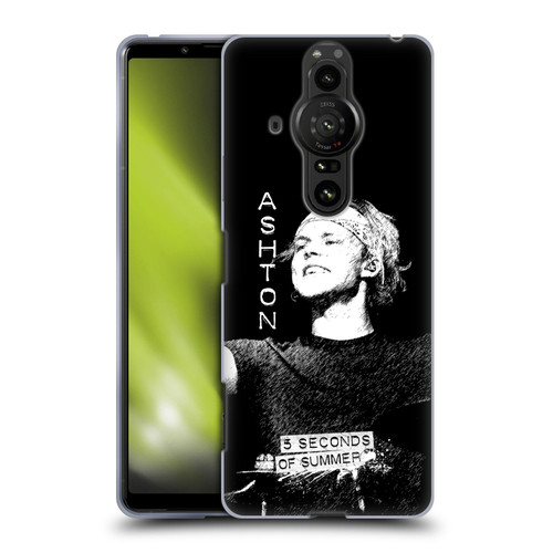 5 Seconds of Summer Solos BW Ashton Soft Gel Case for Sony Xperia Pro-I