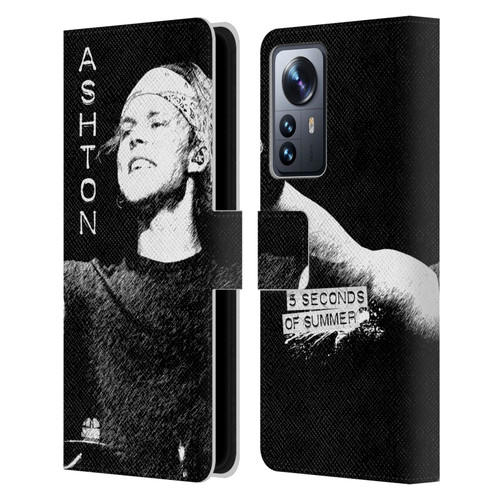 5 Seconds of Summer Solos BW Ashton Leather Book Wallet Case Cover For Xiaomi 12 Pro
