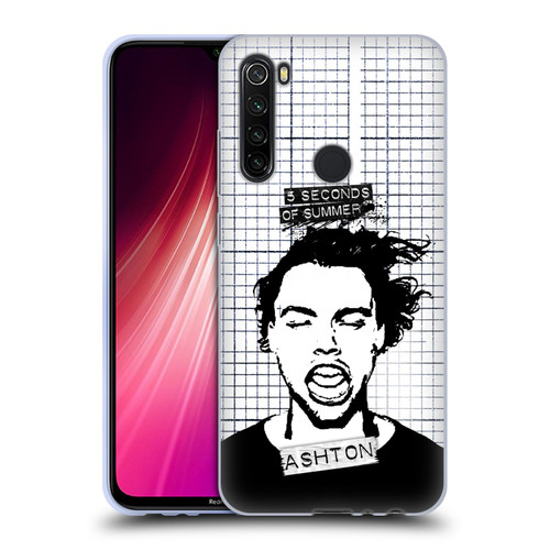 5 Seconds of Summer Solos Grained Ashton Soft Gel Case for Xiaomi Redmi Note 8T
