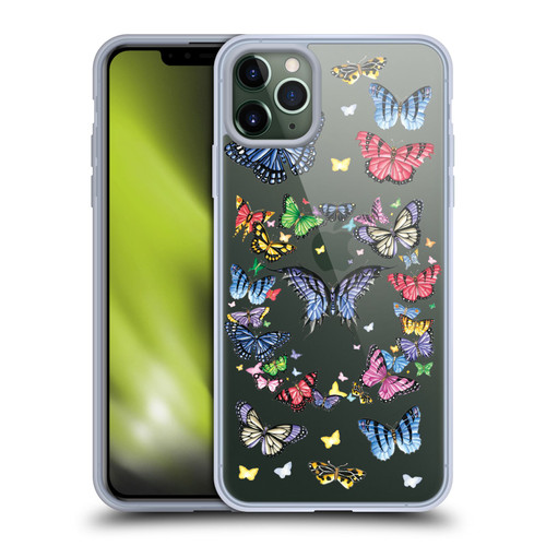 Nene Thomas Art Butterfly Pattern Soft Gel Case for Apple iPhone 11 Pro Max
